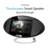 Clazio Wireless Touchscreen Smart Bluetooth Lautsprecher, WiFi Android OS, 7 "Portable Speaker mit Voice Control für Alexa oder OK Google zu perfekten Lautsprecher für Golf, Strand, Dusche & Home, Schwarz - 1